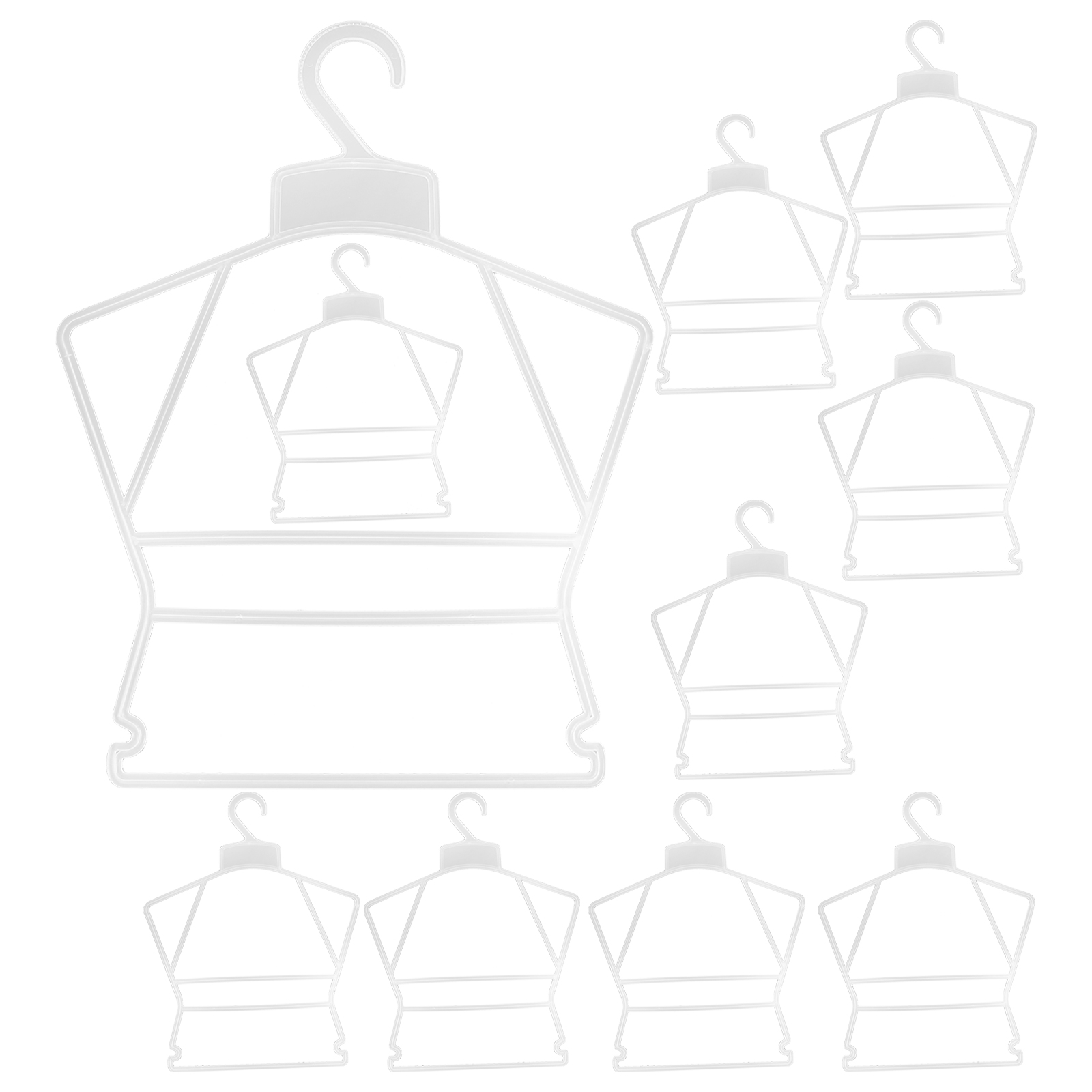 Baby Clothing Cupboard - 10 stuks babyhangers peuter kleerhanger kinderen
