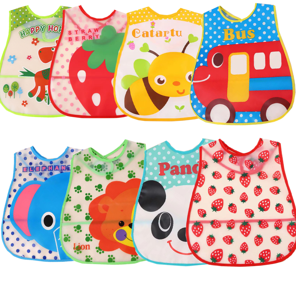 Baby Clothing Patterns - Cartoon Baby Slabbetjes Waterdichte pasgeboren voedingsdoekjes
