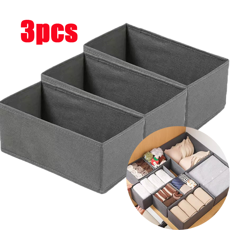 Baby Clothing Organizer - 3PC stoffen ondergoed opbergdoos lade-organizers voor