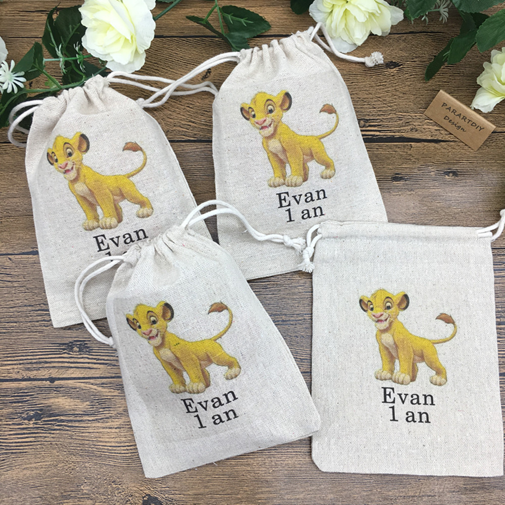 Baby Zebra Clothing - 20Pcs Personaliseer Elke Cartoon Leeuw Verjaardagscadeau