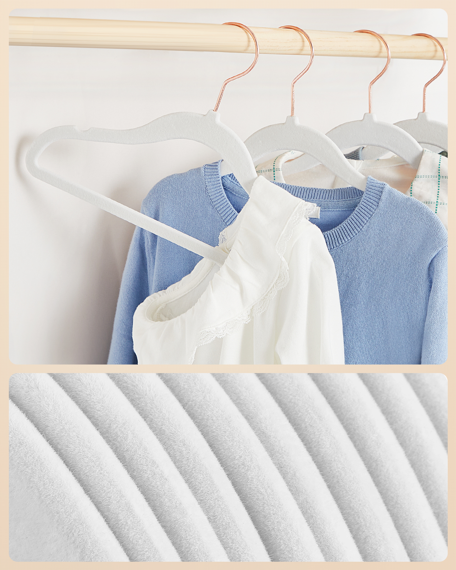 10/20/50 stuks baby fluwelen h - Baby Clothing Cupboard recensie en prijs
