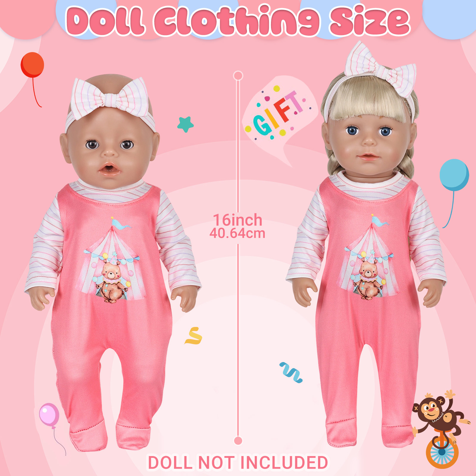 Poppenkleertjes voor 16-18 inc - Baby Clothing Patterns recensie en prijs