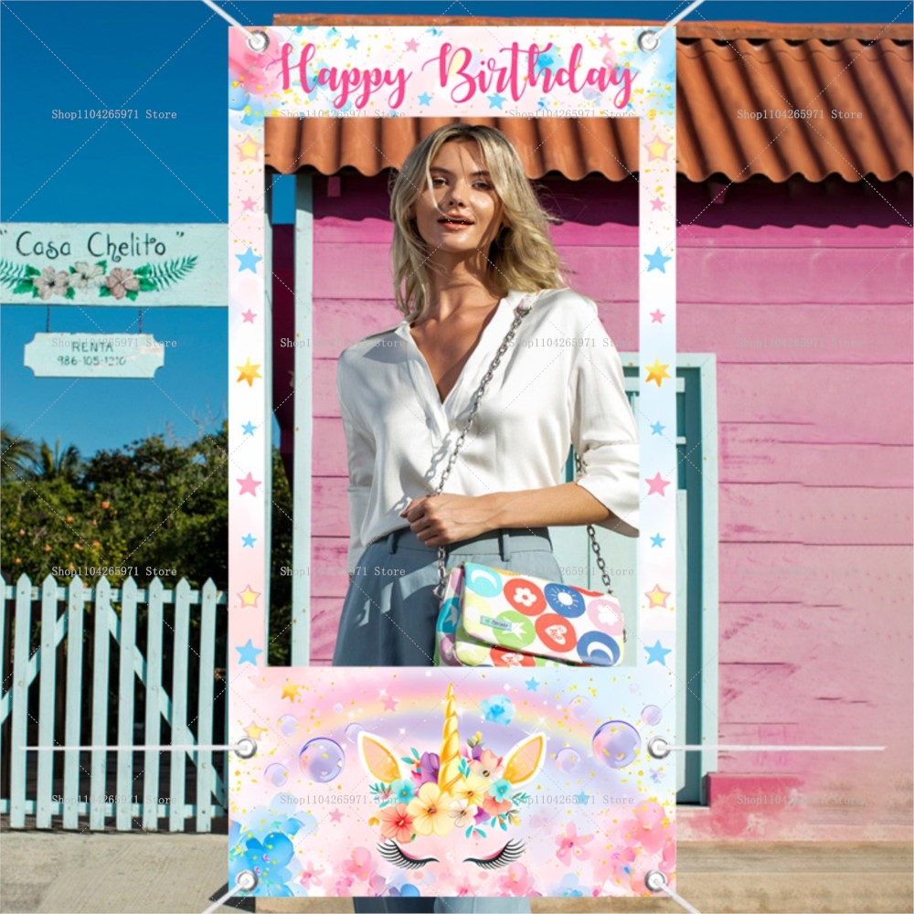Eenhoorn Thema Photo Booth Fra - Baby Zebra Clothing recensie en prijs