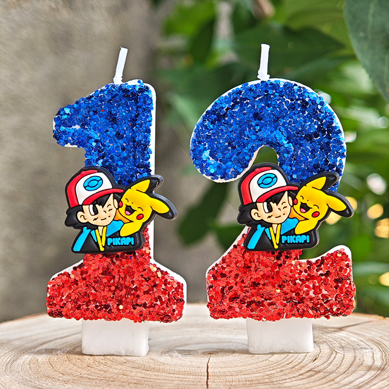 Pikachu Pokémon Kaarsen 0-9 Nu - Baby Zebra Clothing recensie en prijs