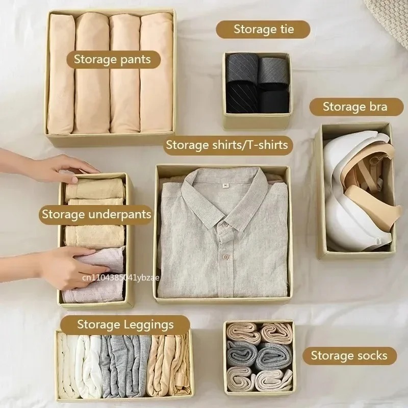 Stoffen ondergoed opbergdoos L - Baby Clothing Organizer recensie en prijs