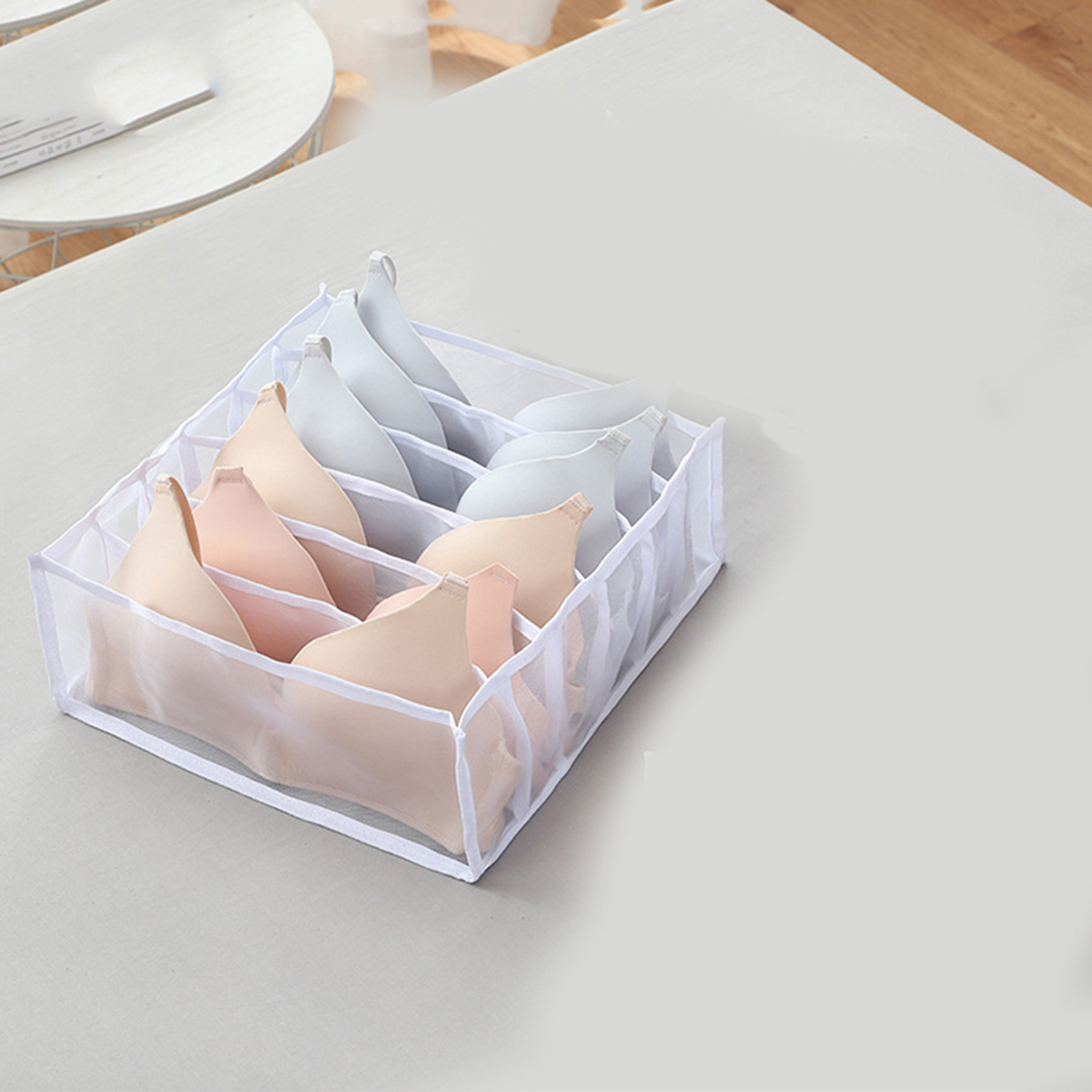 Huis Opbergdoos Nylon Mesh Bab - Baby Clothing Cupboard recensie en prijs